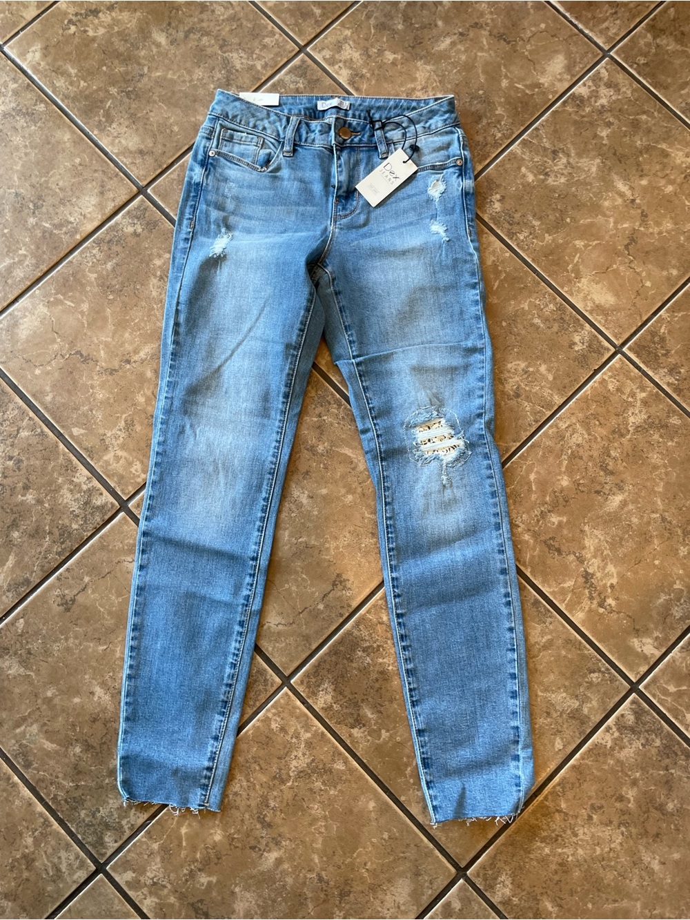 Light Blue Dex Distressed Women's Jeans size 26